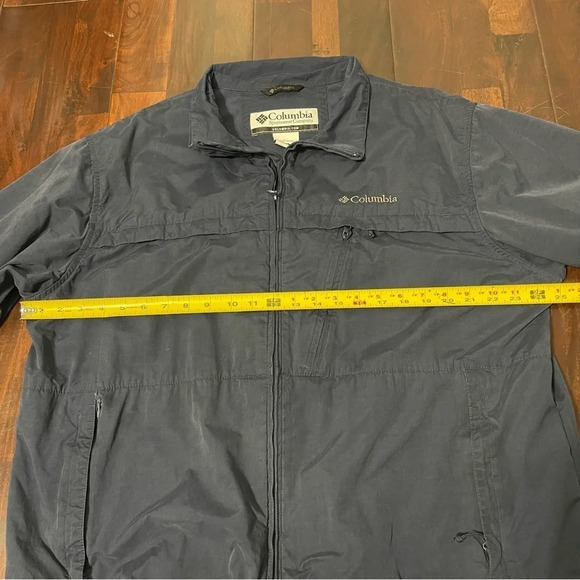 Columbia Omni Shade Jacket Men’s XL Navy Full Zip - Picture 7 of 12